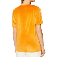 T-shirt en Velours Orange Femme Adidas H37840 vue 2