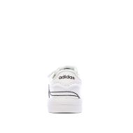 Baskets Blanc/Noir Enfant Adidas Grand Court vue 3