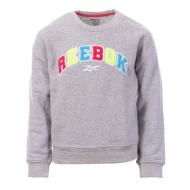 Sweat gris chiné Fille Reebok pas cher