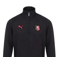 Stade Rennais Sweat Zippé Noir Homme Blank T vue 2