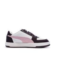 Baskets Blanc/Noir/Roses Femme Puma Caven 2.0 vue 2