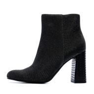 Bottines Noir/Gris brillantes Femme Tommy Hilfiger Sparkle pas cher