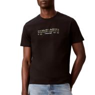Schwarzes Herren-T-Shirt von Calvin Klein Jeans LV04RG800G