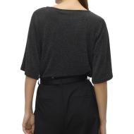 Top Noir/Argenté Femme Vero Moda Kanva vue 2