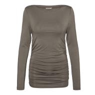 T-Shirt Taupe Femme Vero Moda Saanvi pas cher