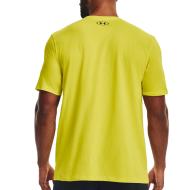 T-shirt Jaune Fluo Homme Under Armour Team Issue vue 2