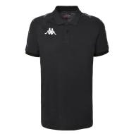 Polo Noir Homme Kappa Caldes