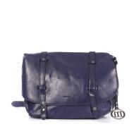 Sac bandoulière Bleu femme Manoukian Dina pas cher