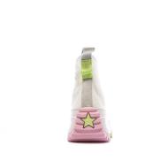 Baskets Blanches/Roses/Bleu Femme Converse Run Star Hike vue 3