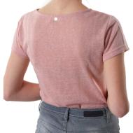 T-shirt Rose Femme Deeluxe Glitter To W vue 2