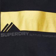 T-shirt Manches Longues Noir/Doré Femme Superdry Mountain vue 3