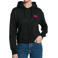 Sweat capuche Noir Femme Fila Burdur Cropped Hoody pas cher
