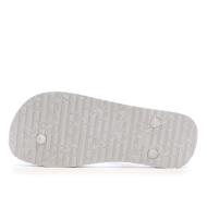 Tongs Grise Femme Calvin Klein Jeans Flip Flop Tpu Metall vue 2