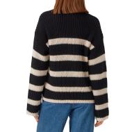 Pull Noir/Beige Femme Vero Moda Hilda vue 2