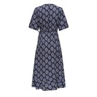 Robe longue Noir/Bleu Femme Only Leah vue 2