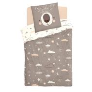 Parure de lit enfant 2 pièces Ours Atmosphera 140x200 pas cher