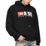 Sweat à capuche Noir Homme Diesel Male