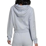 Veste de survêtement Bleu Femme Adidas Cropped Tt vue 2