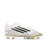 Chaussures de Football Blanc/Doré Mixte Adidas F50 Club vue 2
