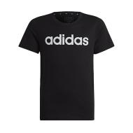 T-shirt Noir Fille Adidas Lint pas cher