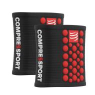 Accessoire Noir/Rouge Homme Compressport Sweatband pas cher
