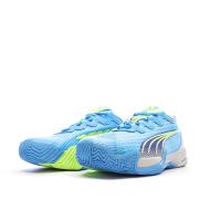 Chaussures de Padel Bleu Clair/Vert Homme Puma Nova Court vue 6