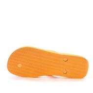 Tongs Orange Mixte Havaianas Logomania vue 2