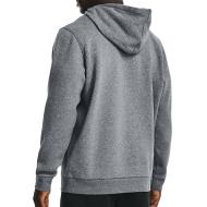 Grauer Herren-Kapuzenpullover Under Armour Essential Fleece Hoodie Ansicht 2
