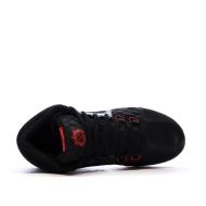 Chaussures de basketball Noires/Rouges Homme Nike Lebron vue 4