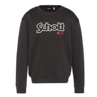 Sweat Noir Homme Schott Stanley pas cher