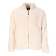 Veste Sherpa Écru Homme Paname Brothers Full Zip