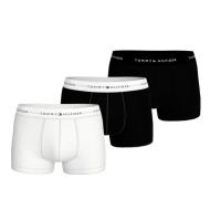 X3 Boxers Noir/Blanc Homme Tommy Hilfiger 3p Trunk Dtm pas cher