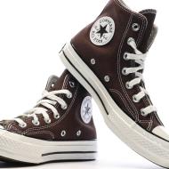Baskets Marrons Mixte Converse Chuck 70 vue 7