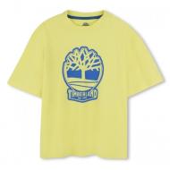 Gelbes Timberland-T-Shirt für Jungen T60422