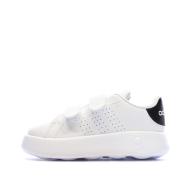 Baskets Blanches/Noir Garçon/Fille bébé Adidas Advantage pas cher