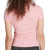 T-shirt Rose Femme Tommy Hilfiger Slim Linear vue 2