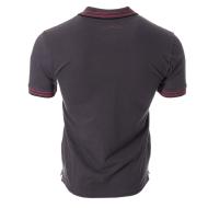 Polo Gris Foncé/Rose Homme Teddy Smith Pasian vue 2