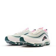 Baskets Vert/Rose Junior Nike Air Max 97 BG vue 6