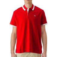 Polo Rouge Homme Tommy Hilfiger Solid
