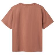 T-shirt Rouille Garçon Name it Tialfa vue 2
