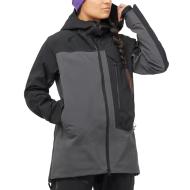 Schwarzer Damen-Skimantel Salomon Patrol Goretex günstig