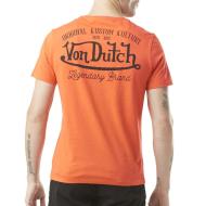 T-Shirt Orange Homme Von Dutch ART vue 2