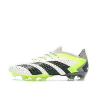 Chaussures de foot Blanc/Vert football Homme Adidas Predator Accuracy.1 L AG pas cher