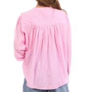 Blouse Rose/Blanche Femme Goa Ros vue 2