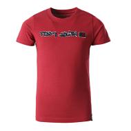 T-shirt Rouge Garçon Teddy Smith Clap
