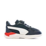 Baskets Blanches/Marines/Rouges Garçon Puma X-ray Speed Lite vue 2