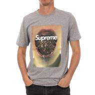 T-shirt Gris Homme Supreme Grip Gold