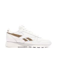 Baskets Blanc/Marron Femme Reebok Classic Leather vue 2