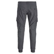 Pantalon Cargo Gris Homme Jack & Jones Warner 12167596 vue 2
