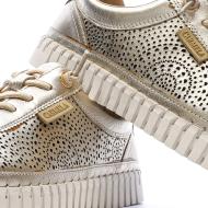 Baskets Dorées Femme Carmela Oro vue 7
